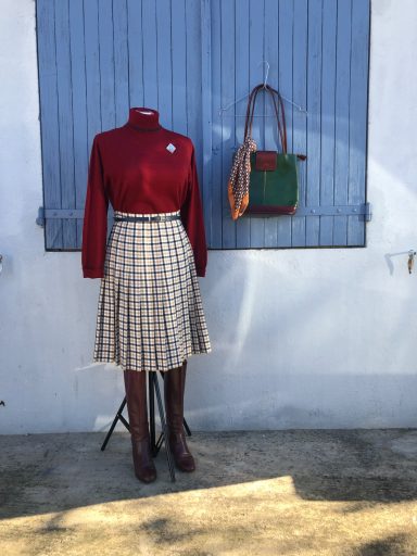 Détail tailleur vintage